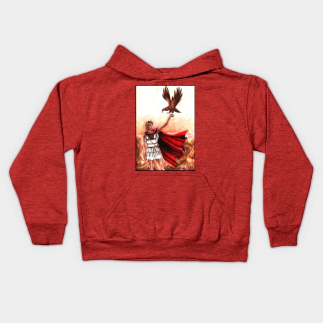 Alexander the Great Kids Hoodie by eosofdawn